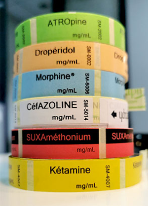 étiquettes serringues